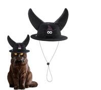 Pet Hat - Horn Design Halloween Pet Hat | Adjustable Costume Accessory for Holiday Festival Celebration Family Gathering Theater Performance Stage Show Masquerade