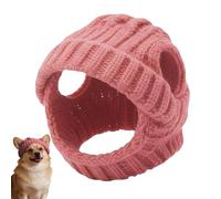 Pet Hat | Knitted Soft Breathable Headwear with Ear Holes,Pet Costume Hats | for Birthday Party Kitten Winter Cosplay Halloween New Years Festival Puppy Chihuahua French Bulldog
