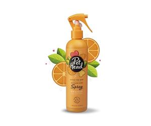 Pet Head Ditch the Dirt Dog Deodoriser Spray | Orange Scent | Professional Waterless Pet Grooming Spray for Dogs | Odour Neutralising for Smelly Dogs | Gentle Formula for Puppies | 300ml
