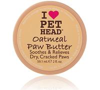 PET HEAD Oatmeal Paw Butter 59.1ml, Soothes and Relieves Dry Cracked Paws and Noses, Paw Moisturiser for Dogs, Vegan Paw Cream, Natural, Gluten-Free, Lick-Safe, ph-Neutral, Gentle Formula for Puppies