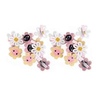 Pet Headwear Sunflower Style Hairpin Hair Clips Cute Fashionable Pet Grooming Accessories for Dogs Cats Small Animals Polyester Colorful 20Pcs Set