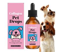 Pet Health Drops, Dog Supplement Treats, Skin Care Relief Tool for Puppies, Joint Support Solution for Small Medium Large Dogs, Nutritional Aid with Gentle Formula, Canine Wellness Accessory for Home