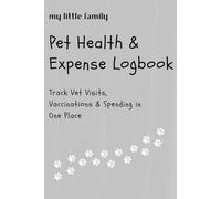 Pet Health & Expense Logbook: Track Vet Visits, Vaccinations, and Spending Easily: A practical pet planner to manage health records, costs, and daily care routines