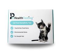 Pet Health Testing - Cat Sensitivity Test Kit | Easy To Use | Non-Invasive Fur Sample | 375 Item Test | Personalised Results Report in 3 Days