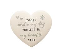 Pet Heart Shaped Memorial Plaque Stone