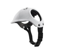 Pet Helmet Cycle Cap Comfortable Double Hole Design Dog Cat Helmet for Small Breeds Corgi Yorkshire Terrier Maltese- White