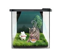 Pet Holographic House | Acrylic Interactive Keepsake 3D Digital Box - for Dog Cat Owner Remembrance Sympathy Home Decor Shelf Display
