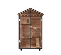 Pet Home Pet House Cat Villa Home cat Cabinet cat House breeding cage Double-Layer cat cage Oversized cat House cat Litter Cat Villa (One Color 1)