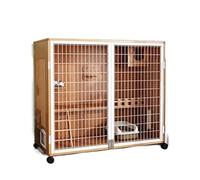 Pet Home Pet House Cat Villa Indoor Cat Room Home Cat House Oversized Free Space Cat Cabinet Cat House Cat Litter Luxury Cat Cage Cat Vill (No varnish)