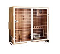 Pet Home Pet House Cat Villa Indoor Cat Room Home Cat House Oversized Free Space Cat Cabinet Cat House Cat Litter Luxury Cat Cage Cat Villa (No varnish)