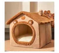 Pet House Removable Washable Cat House Puppy Cave Sofa Pet Bed House for Extra Small Dogs and Small and Medium Cats(Gray)