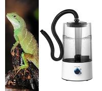 Pet Humidifier with Adjustable Hose, 1.06 Gallon Reptile Fogger for Terrarium, Quiet Cool Mist Maker for Lizard Snake Tortoise, 3 Spray Levels, Auto Shut-Off, White