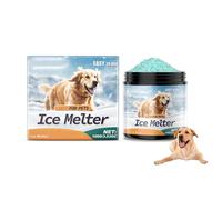 Pet Ice Melt for Concrete, Salt for Ice and Snow, Rock Salt for Driveways, Grit for Snow and Ice, Multi-Purpose De Icer Salt for Driveway, Path, Road and Garden, Fast-Acting on Ice and Snow