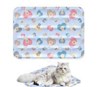 Pet Ice Pad - Pet Cooling Bed, Dog Cooling Mat | Cat Sleeping Kennel Pad Blanket, Dog Cooling Sheet, Soft Hot Weather Sleeping Kennel Mat for Small Medium Pets, Cats, Dogs, 19.69x23.62 Inches