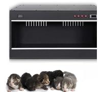 Pet Incubator Box for Dog,large Pet Brooder Nursery Dog,cat Incubator for Puppies,puppy Incubator with Heating,kitten Incubator(60 * 50 * 50cm/Black)
