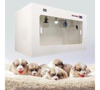 Pet Incubator Box for Dog,large Pet Brooder Nursery Dog,cat Incubator for Puppies,puppy Incubator with Heating,kitten Incubator(60 * 50 * 50cm/White)