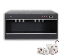 Pet Incubator Box for Dogs and Cats, Large Heating Incubator with LED Lamp, Suitable for Puppies, Kittens, and All Small Animals