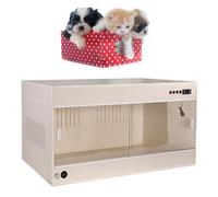 Pet Incubator Box,Large Pet Brooder Nursery Dog,Three-Dimensional Circulation Blowing,Cat Incubator for Puppies,Puppy Incubator,Intelligent Constant Temperature Black-60 * 50 * 50cm