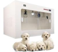 Pet Incubator Box ，Large Pet Brooder Nursery with Heating, Brooders and Puppy Cat Incubator, Intelligent Constant Temperature Animal Brooding Box,N(Size:60 * 50 * 50cm)