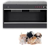 Pet Incubator Box - Large Pet Brooder Nursery with Heating & Temperature Monitoring - Ideal for Puppies and Kittens - 80 x 50 x 50 cm