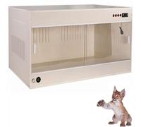 Pet Incubator for Puppies & Kittens, Constant Temperature Heating Box, Newborn Brooder Nursery with Smart Temp Control, 60x50x50cm