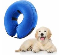 Pet Inflatable Collar for Large Dogs, Pet Collar Cone for Recovery, Inflatable Basic Dog Collars with Quick Release and Adjustable Fit, Pet Recovery Collar for Dogs - L
