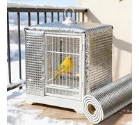 Pet Insulation Cover, Reflective Insulation Foam Roll, Double-Sided Aluminum Foil Thermal Shield, Hot Water Heater Jacket for Winter Heater Insulation(1m/3.28ftx2m/6.56ft)