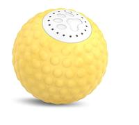 Pet Interactive Ball, Silicone+PC, 5V Charging, 300mAh Battery, Fun/Quiet Modes, IP55, 8 Days Standby, 4 Hours Working, for Dogs Rabbits Pets, Includes User Manual Data Cable Harness