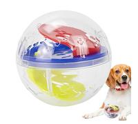 Pet Interactive Treat Ball, Treat Dispensing Teething Toy, 3.94 inches Engaging Puzzle Ball Dogs, Mental Stimulation Play, Indoor Boredom Reducer for Small Medium Large Pets