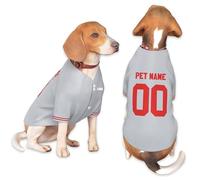 Pet Jersey Personalized Dog Shirt, Custom England Football Dog Jersey, With Name & Number & Logo, Breathable Sports Apparel for Small Medium Large Dogs Cats