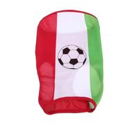 Pet Jersey Sleeveless Dog Shirt with Soccer Ball Print Italy Flag Style