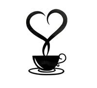 Pet-Jos Coffee Cup Wall Decoration Wooden Wall Decoration Ornaments Minimalist Shop Wall Art Hanging Decoration