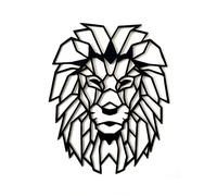 Pet-Jos Large Lion 70 cm Wall Decoration - Lion Wooden Wall Art - Minimalist Wall Art Hanging Decoration for Living Room, Bedroom, Kitchen