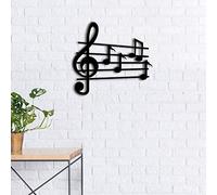 Pet-Jos Music Notes Decoration Music Wall Decoration Wood Modern Geometric Animal Decoration Music Key Wall Art Music Wall Decoration 55 x cm
