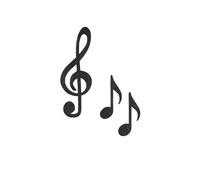 Pet-Jos Music Notes Wall Art - Wooden Turtle, Minimalist, Multiple Rooms