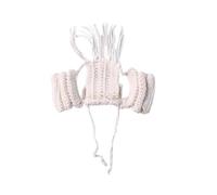 Pet Judge Wig Hat Adjustable Knitted | Ear-friendly Openings, Lightweight Comfortable Feel, Costume/party/photo Use