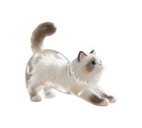 Pet Keepsake Box | Pet Refillable Hair Keyring - Memorial Acrylic Clear Pendant Key Chain for Backpack Purse Charm Women Collection Men Bag