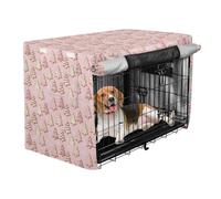 pet Kennel Cover Waterproof Windproof Fabric for Indoor Household Daily use Blush Base Icing Xmas Tree Cookie Holiday S
