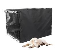 Pet Kennel Sun Shade - 107 x 72 x 77 cm Double Door Dog Cover | Dog Cover for Pets Windproof for Wire Crate, Dog Covers for Heavy Duty Dogs, Protezion