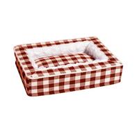 Pet Kennel - Washable Soft Tartan Dog Bed - Removable Dog Furniture for Home | Dog Mat, Comfortable Beds for Dogs and Cats, Suitable for Small Pets, Me