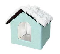 Pet Kennel, Weatherproof for Small Animals, Closed Cabin with Soft Space, Comfortable Sleep Design, Quick Setup, Pet Grooming Device, Home Accessories for Travel Use, 12.99 x 13 cm