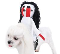 Pet Knight Costume | Halloween Dress-Up Pet Costumes,Novelty Ghost Saddle Pet Ghost Riding Outfit, Stylish & Funny Dog Apparel for Halloween Festival