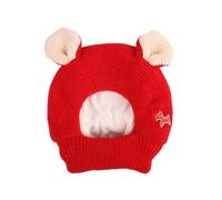Pet Knitted Hat,Funny Knitting Hat For Small Dogs Cartoon Bear Ear Dog Costume Hat Lovely Tiny Hat Headgears Winter Hat For Teddydogs