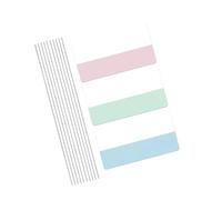 PET Label 30/60 / 120Pcs Repositionable Writable Adhesive PET Note Page Marker for Notebook Planner Binder Folder Page Markers Adhesive Notes Book Tabs Study Supplies Reading Markers Organization