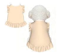 Pet lace Skirts are Suitable for Cats and Dogs | Floral Cold Ivory Medium Print Pet Lace Skirt, Stretchy And Breathable For Cats And Dogs