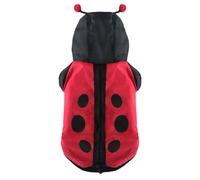 PET Ladybird Costume Funny PET Clothes Cat Clothes Halloween Season | Polyester Ladybird Shape, Neat Stitching and Practical Workmanship, for Dog and Cat Daily Wear