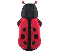 PET Ladybird Costume Halloween Season Party Funny PET Clothing | Polyester Black Ladybird Shape, Practical Workmanship and Neat Stitching, for Dog and Cat Walking Party