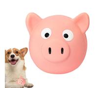 Pet Latex Toys | Fun Sensory Squeaky Squeezing Pig Ball Toy - Small Pacifier Pig Model | Cute Funny Latex Balls With Tongue Squeak For Dogs And Puppies Play