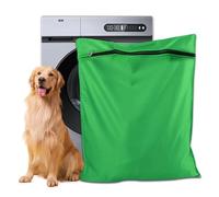 Pet Laundry Bag | Pet Laundry Bags for Washing Machine - Durable Pet Hair Filter Bag with YKK Zip, Large Capacity Hair Catcher for Dog, Cat & Horse, Prevents Hair Clogging (Green, M)