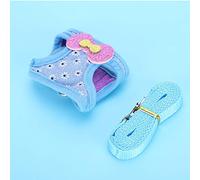 Pet Le Pet Harn Bit Walking Cat Chest St Pet Plies,Le Harn Breathable Chest St Traction Vest for Bit Hamster Small Pet Animal (M)